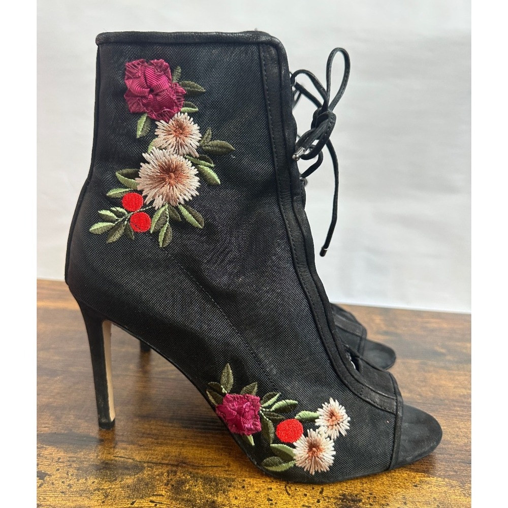 Bundle Lot of 3 High Heels Stilleto Shoes Mixed Lot Variety Floral Snake Size 11 - Picture 2 of 16